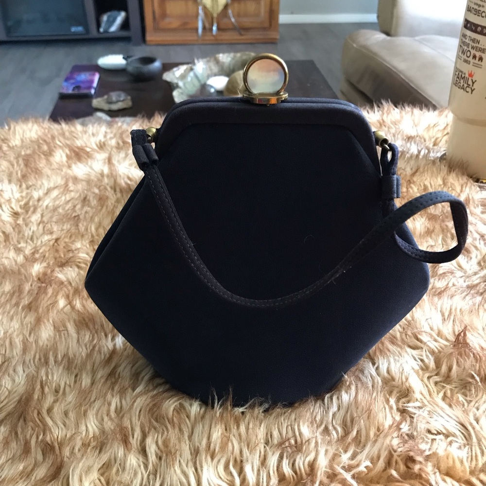 Vintage Black silk bag